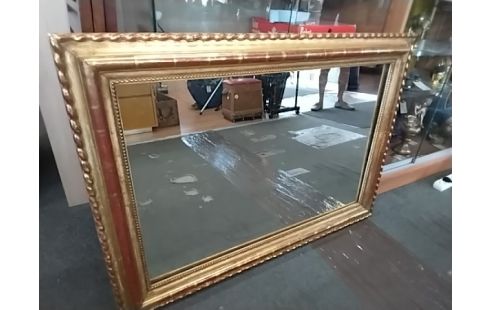 MIROIR DORE RECTANGULAIRE