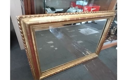 MIROIR DORE RECTANGULAIRE