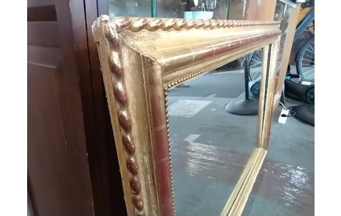 MIROIR DORE RECTANGULAIRE