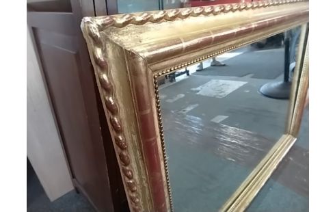 MIROIR DORE RECTANGULAIRE