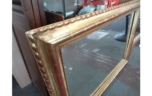MIROIR DORE RECTANGULAIRE