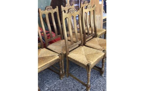 CHAISE LOT DE 6