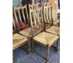 CHAISE LOT DE 6