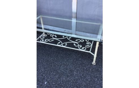 TABLE BASSE VERRE