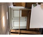 GARDE ROBES MERISIER PATINE BEIGE 2 PORTES
