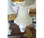 LAMPE FLEURS ROSE