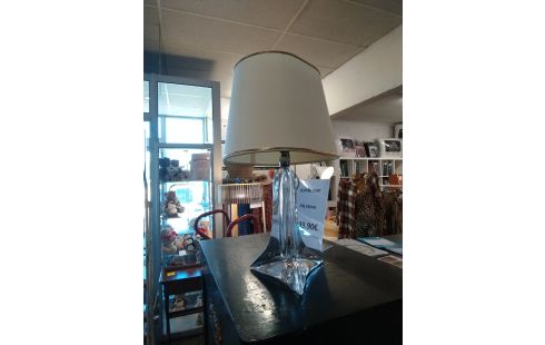 LAMPE PIED VERRE