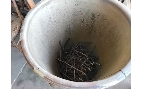POTERIE GRÈS A RESTAURER HT 95 CM