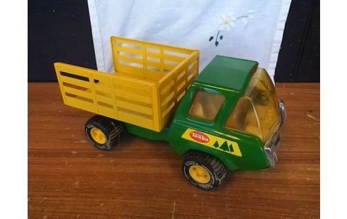 CAMION TONKA VERT ET JAUNE