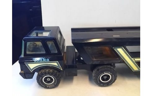 CAMION AVEC REMORQUE VOITURE TONKA