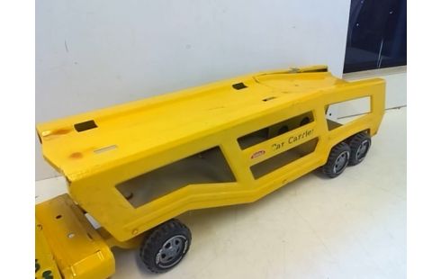 CAMION TONKA AVEC REMORQUE VOITURE