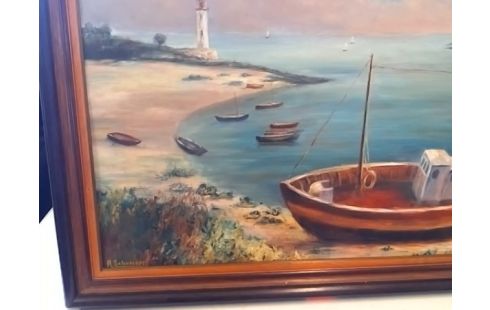 CADRE BATEAU SANS VOILE