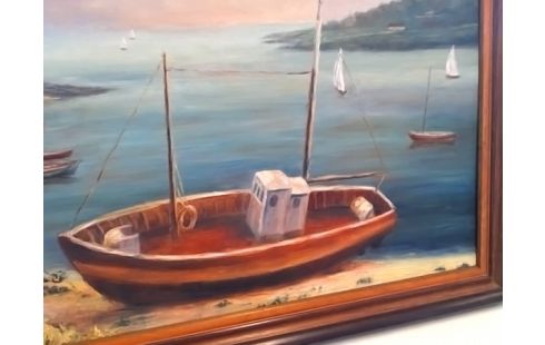 CADRE BATEAU SANS VOILE