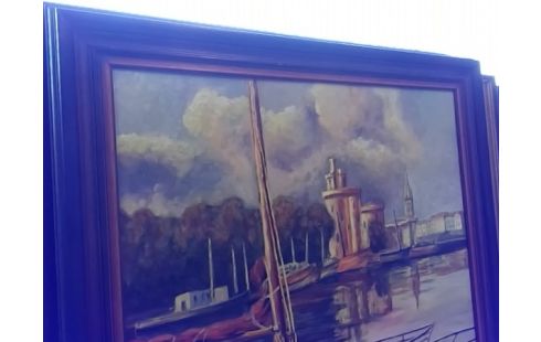 CADRE PORT BATEAU AVEC FORT