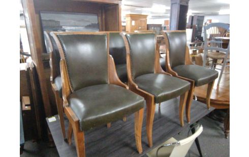 CHAISE ART DECO LOT DE 6