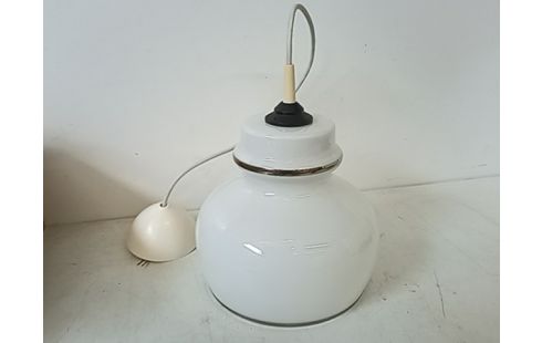 HANGLAMP GLAS VINTAGE