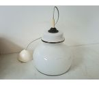 HANGLAMP GLAS VINTAGE