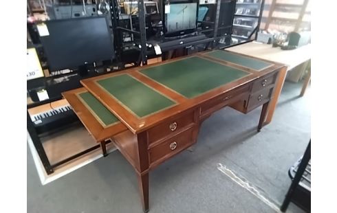 BUREAU STYLE LOUIS PHILIPPE ANCIEN CUIR