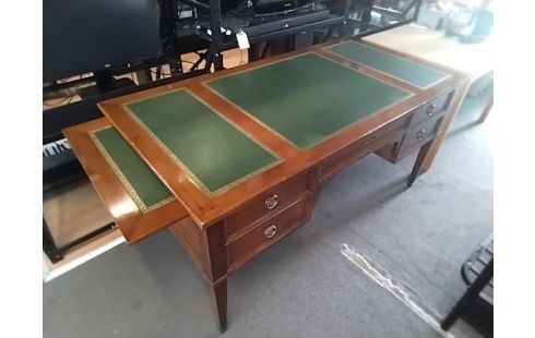 BUREAU STYLE LOUIS PHILIPPE ANCIEN CUIR