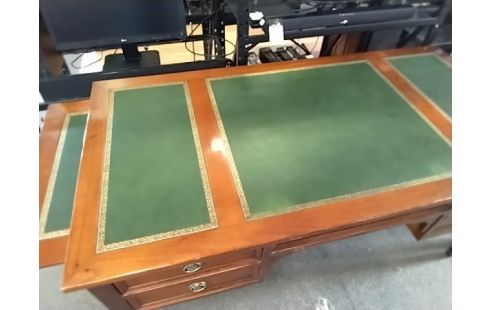 BUREAU STYLE LOUIS PHILIPPE ANCIEN CUIR
