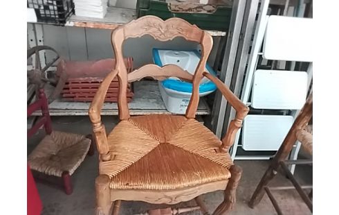 FAUTEUIL PAILLE ÉPIS