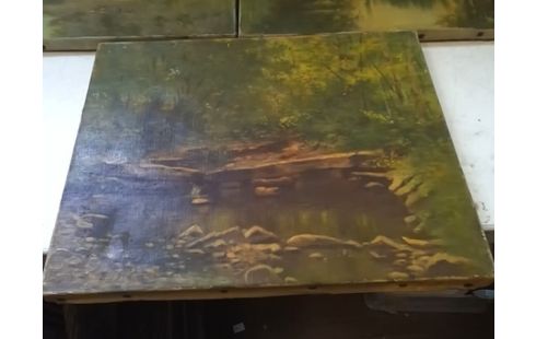 CADRE ANCIEN PAYSAGE