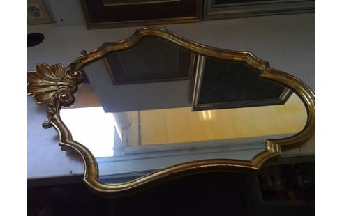 MIROIR DORE STYLE LOUIS XV
