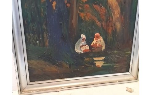 CADRE PEINTURES 2 PERSONNAGES