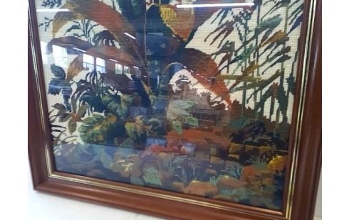 CADRE TAPISSERIE PLANTE