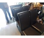 6 CHAISES SIMILI CHOCOLAT
