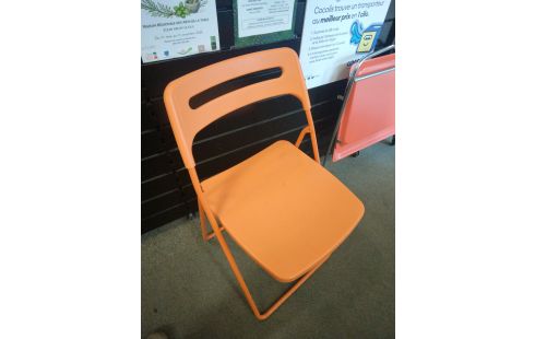 CHAISE PLIANTE ORANGE