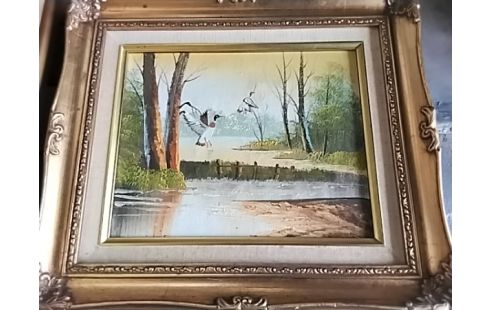 TABLEAU CADRE DORE