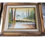 TABLEAU CADRE DORE