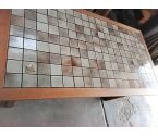 TABLE CHENE CARRELAGE 152X82 2 ALLONGES