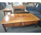 TABLE BASSE MERISIER TIROIRS