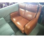 CANAPE CUIR HAVANE