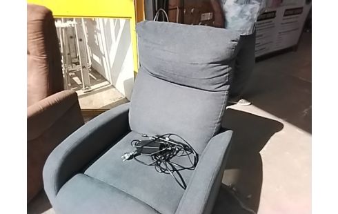 FAUTEUIL RELAX TISSU GRIS ACCRSV