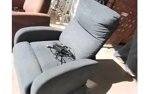 FAUTEUIL RELAX TISSU GRIS ACCRSV