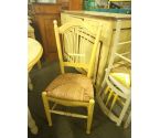 4 CHAISES GERBE JAUNE
