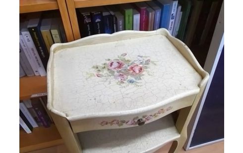 CHEVET 1T MOTIF FLEURS