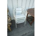 FAUTEUIL ALU LOT DE 4