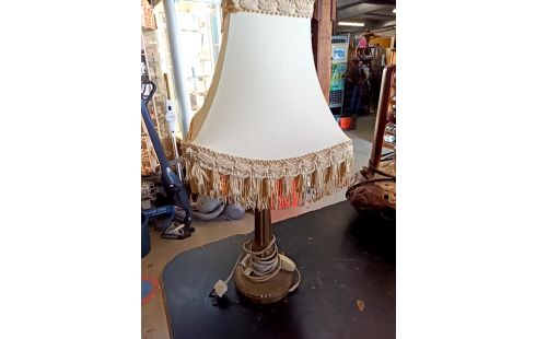 LAMPE DECO BOIS DORÉ