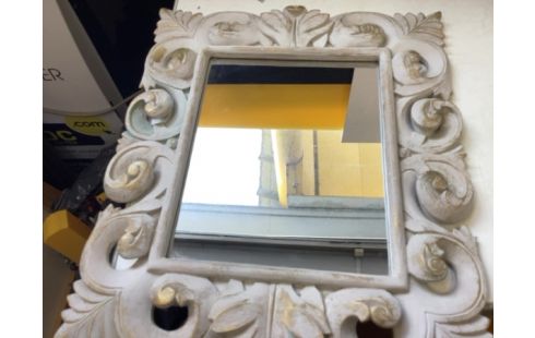 MIROIR BOIS 40X40