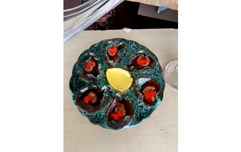 ASSIETTE HUITRES VALLAURIS