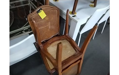 CHAISE CANNEE LOT DE 6