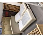 LIT BOXSPRING ELECTRIQUE TISSU BEIGE 180X200