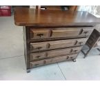 COMMODE 4 TIROIRS BOIS