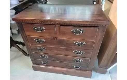 COMMODE BOIS 4 TIROIRS