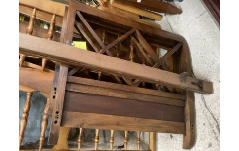 LIT EN BOIS 90X190