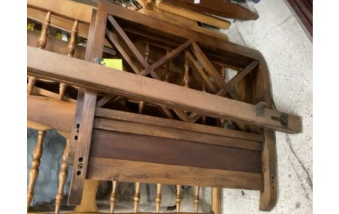 LIT EN BOIS 90X190